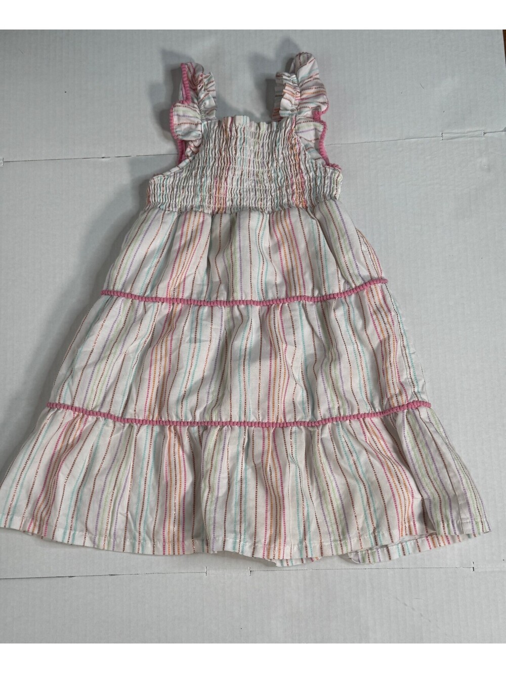 Members Mark Girl's Woven Sleeveless Summer Dress Size 4